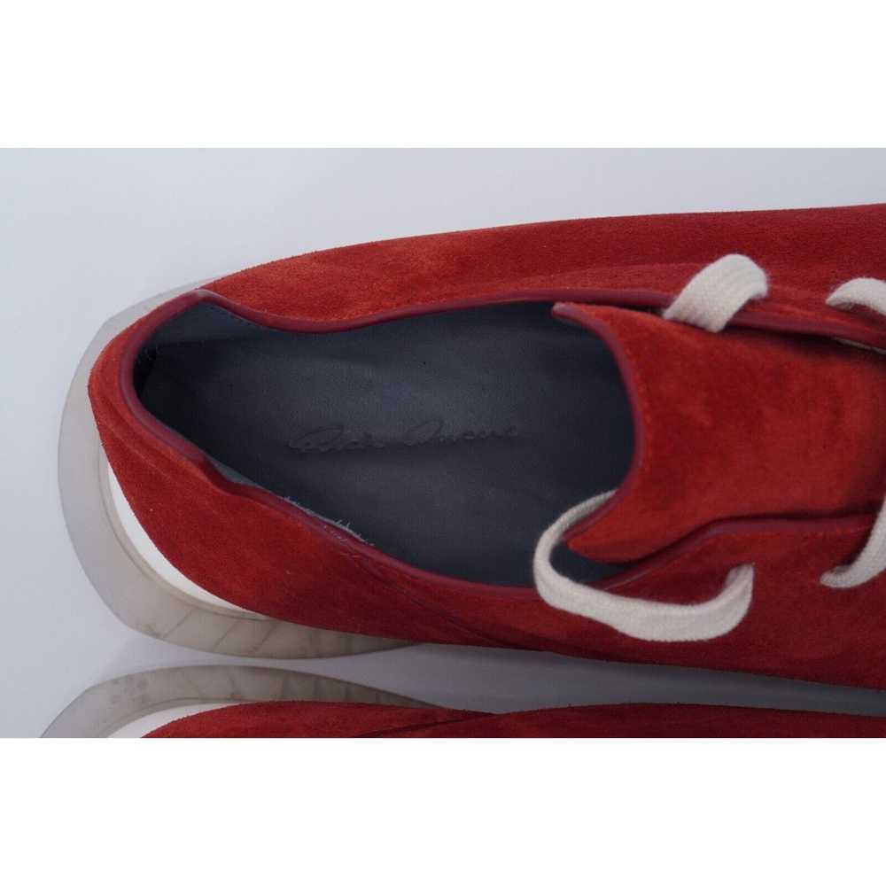 Rick Owens Rick Owens Sneaker Suede Cardinal Red … - image 11