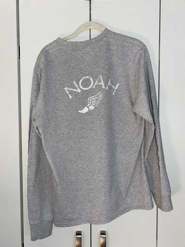 Noah Noah Heather Gray Long Sleeve Shirt (3M Refle
