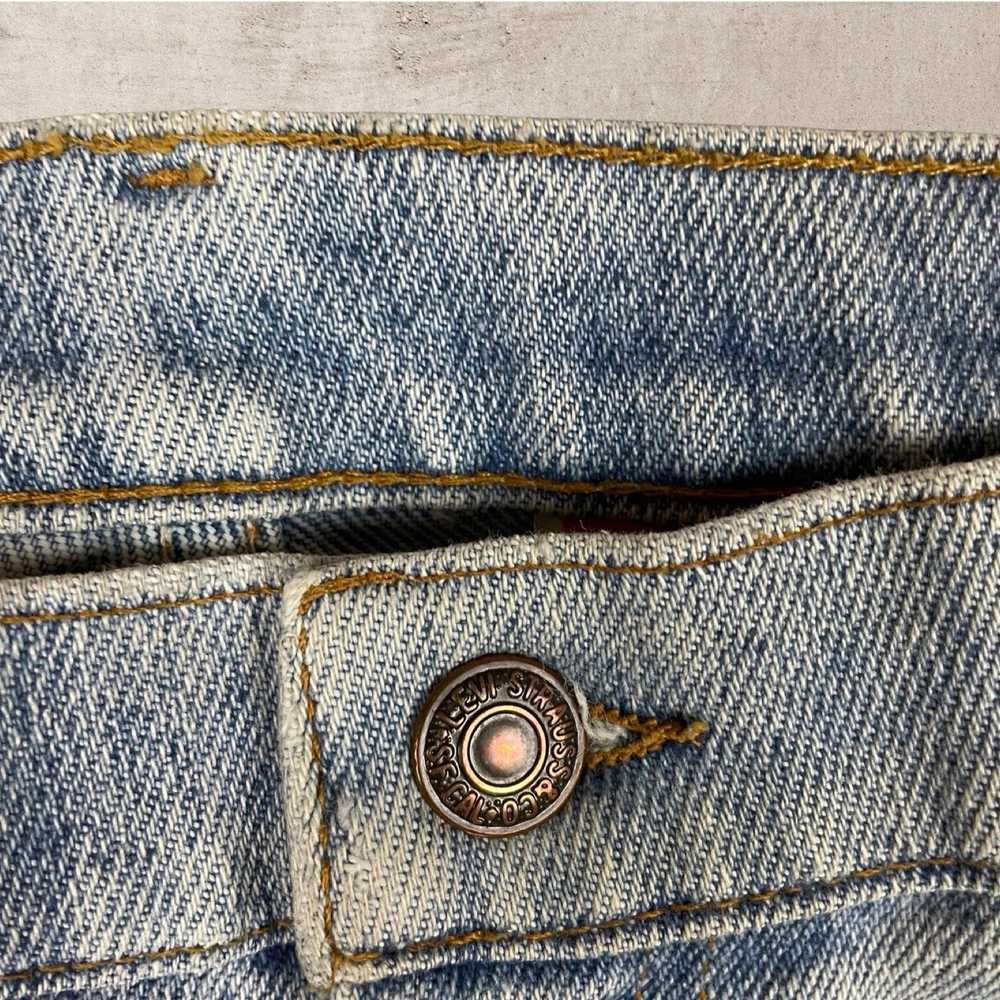 Levi's 90s VTG MENS LEVIS DENIM JEAN DACRON POLYE… - image 5