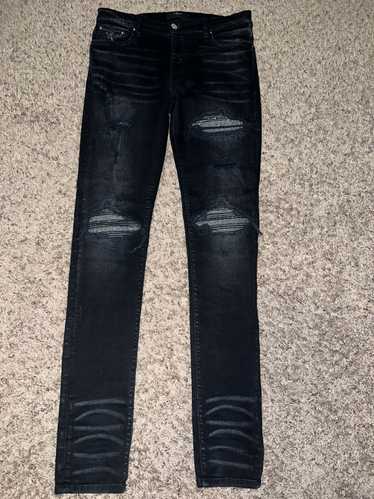 Amiri Amiri MX1 IRIDESCENT JEAN AGED BLACK