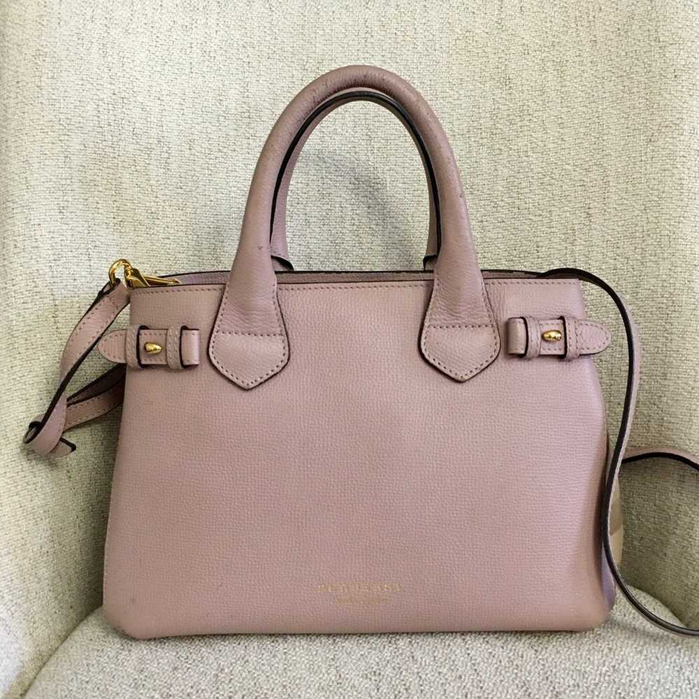 Burberry authentic small banner bag pink leather - image 2