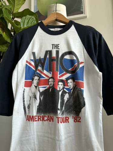 Band Tees × Rare × Vintage Vintage 1982 The Who R… - image 1
