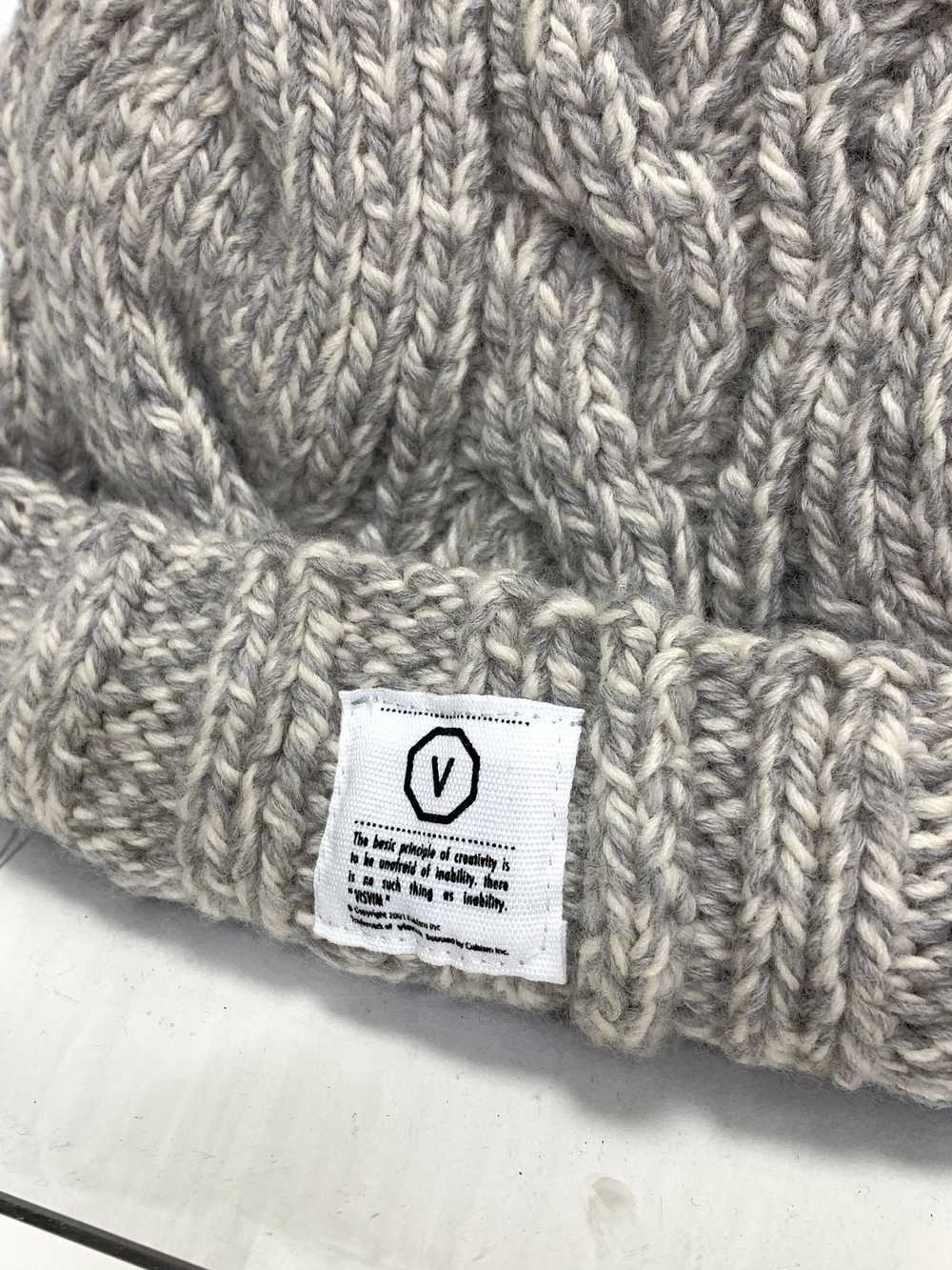 Visvim Visvim Cable Knit Wool Beanie Grey - image 2