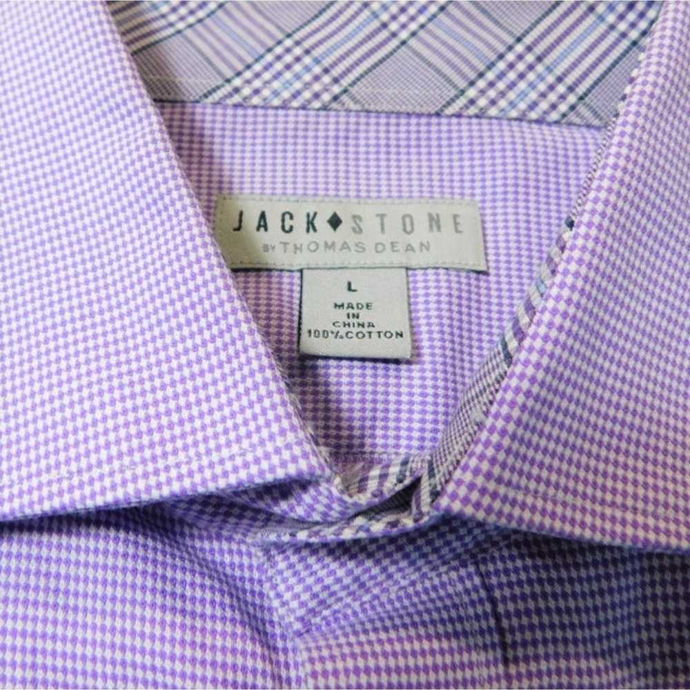 Thomas Dean Jack Stone Cotton L/S Button Shirt Me… - image 2