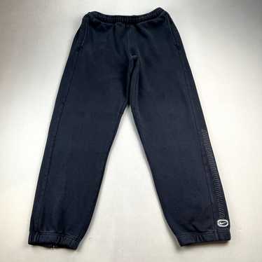 Nike Vintage Nike Sweatpants Navy Blue Fleece Therma Fit Y2K