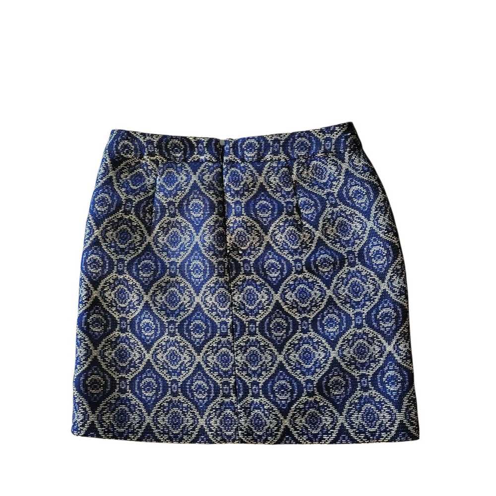 J.Crew J. Crew Mini Skirt Women Sz 0 Geometric Pa… - image 2