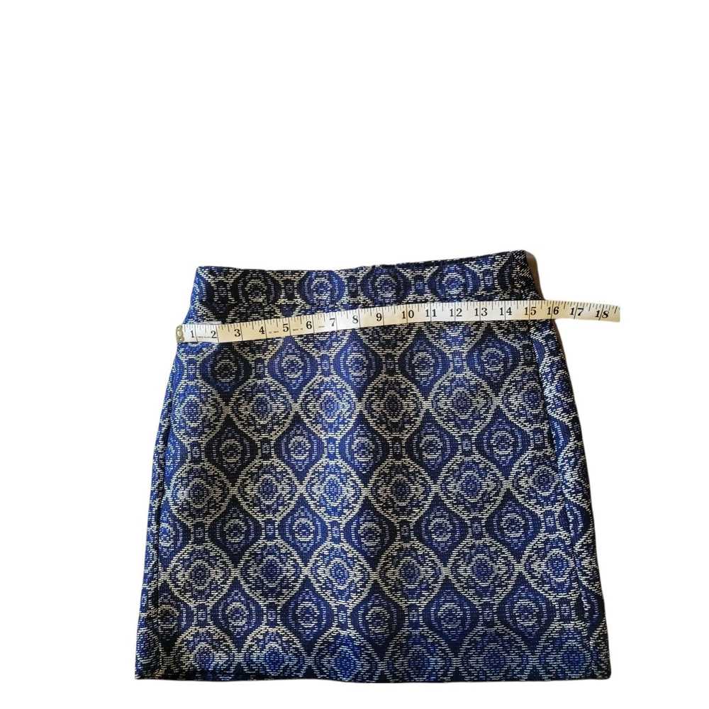 J.Crew J. Crew Mini Skirt Women Sz 0 Geometric Pa… - image 3