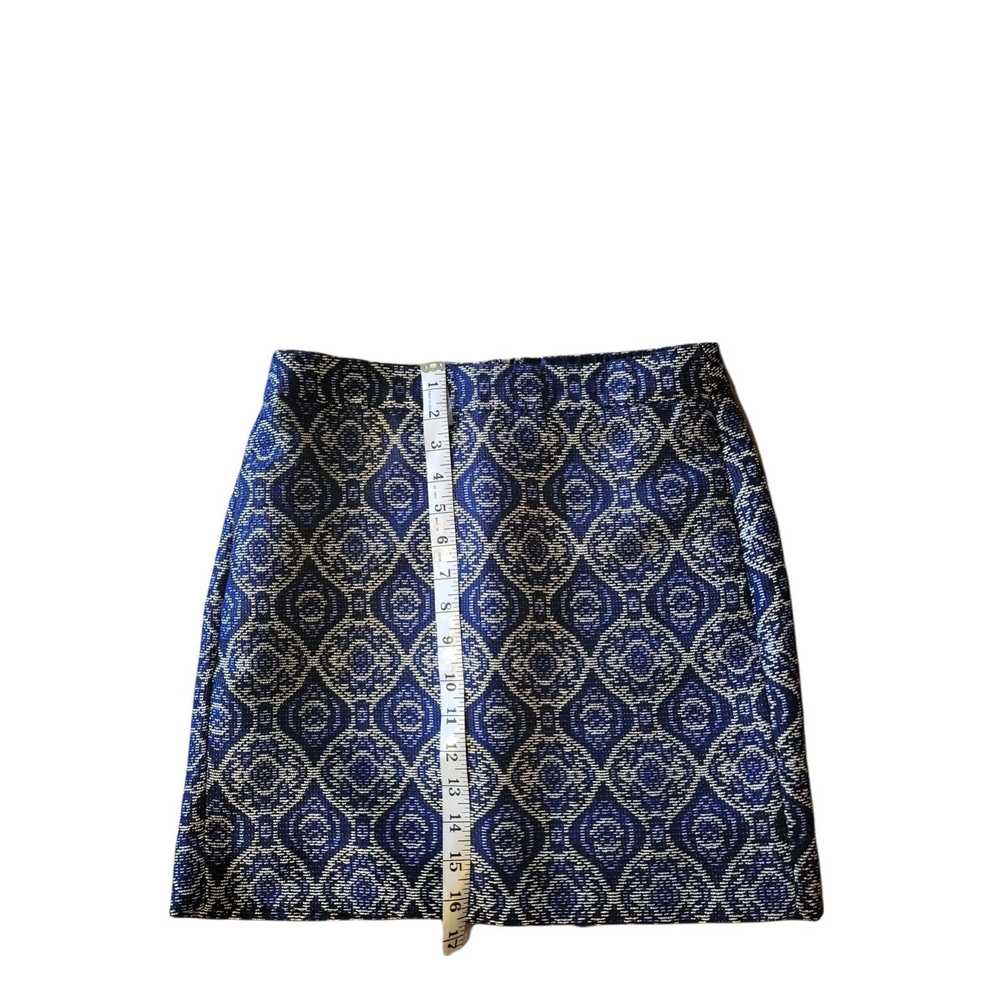 J.Crew J. Crew Mini Skirt Women Sz 0 Geometric Pa… - image 4