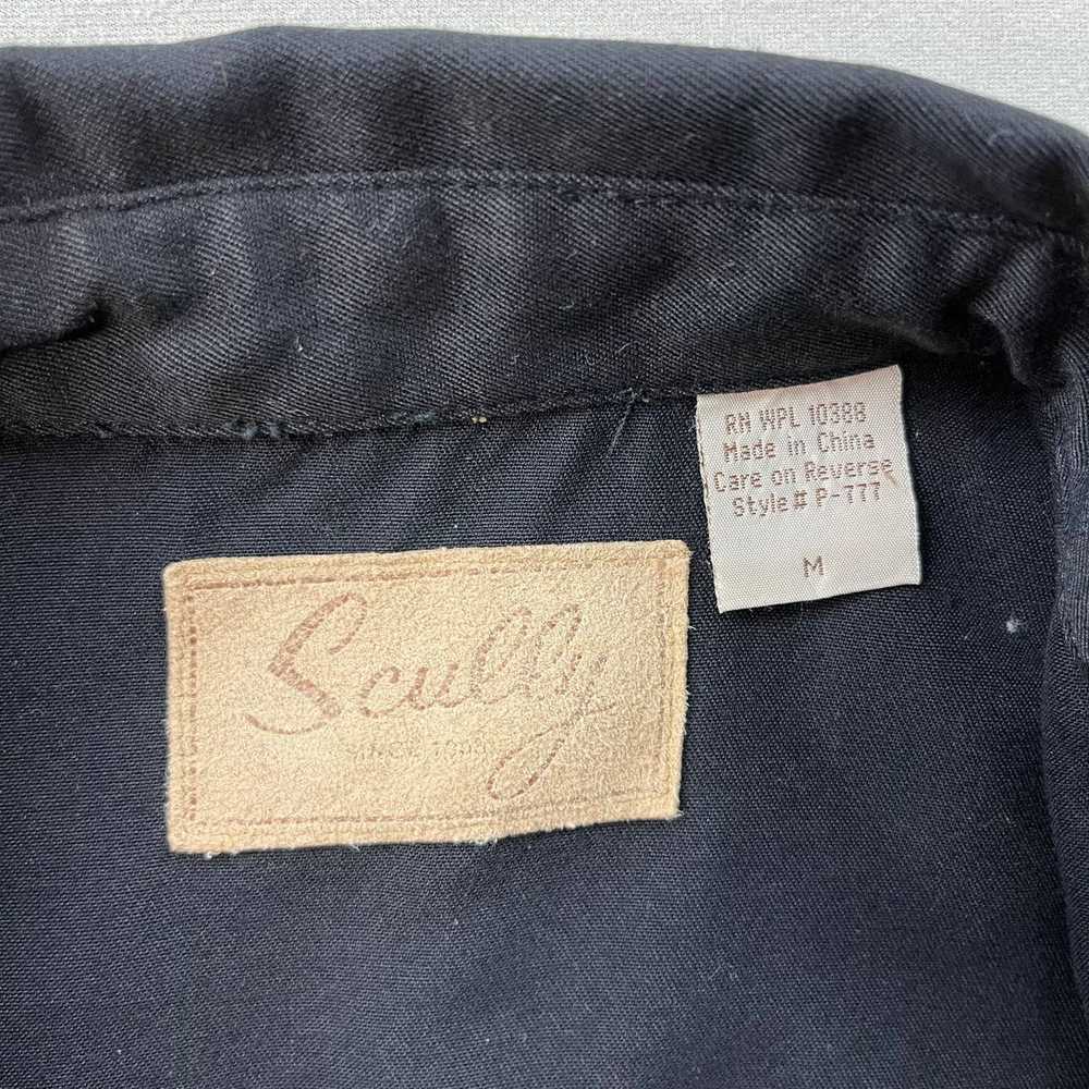 Vintage Scully Western Shirt Medium Black Brown P… - image 5