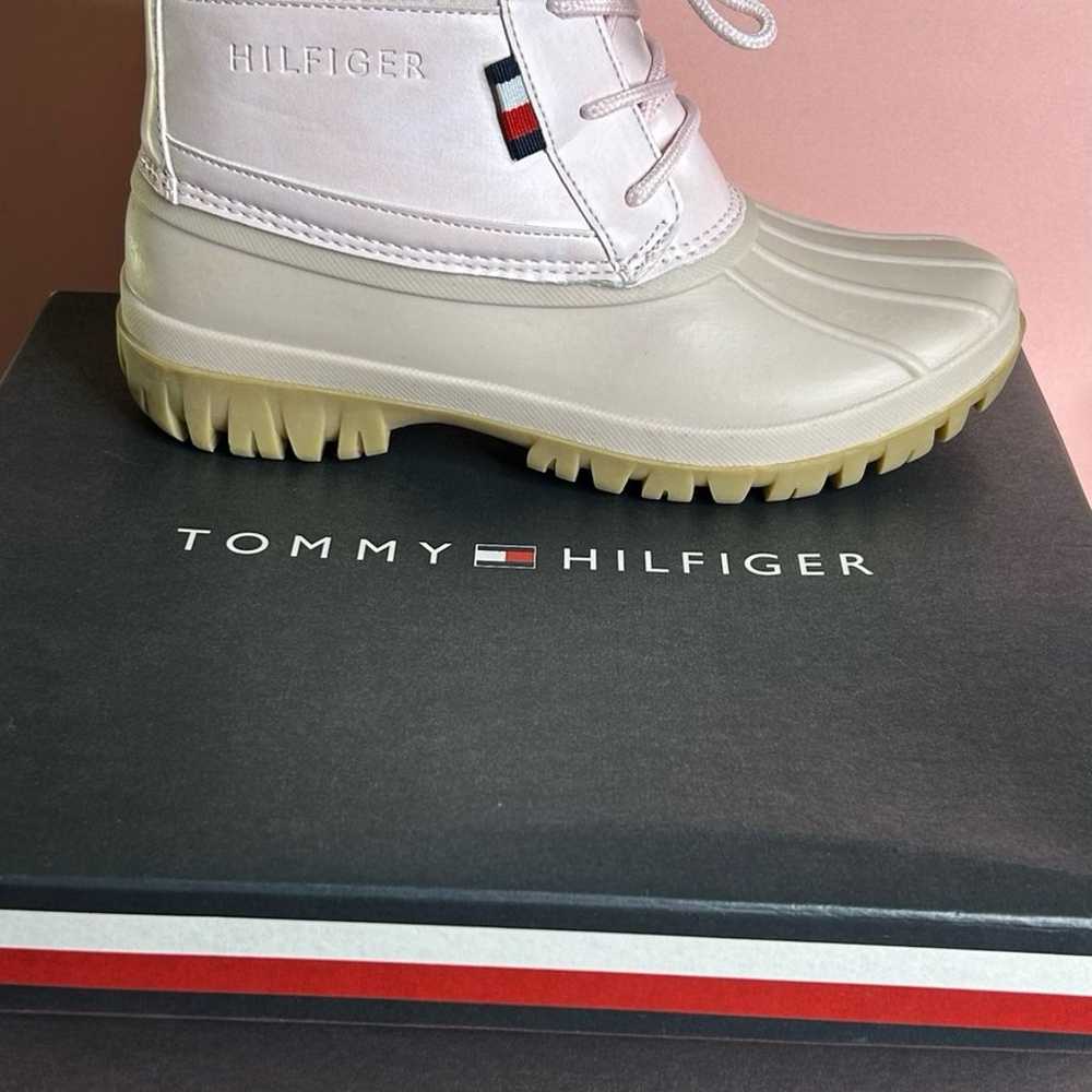 NEW Tommy Hilfiger Danni Duck Boots Light Pink (T… - image 1