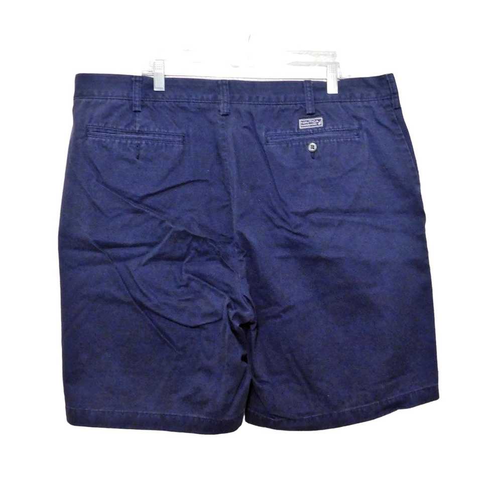 Nautica Nautica Shorts 42 Navy Blue Flat Front 10… - image 2