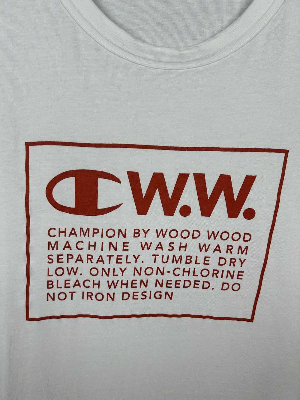 Champion × Vintage × Wood Wood Mens Wood Wood T S… - image 5