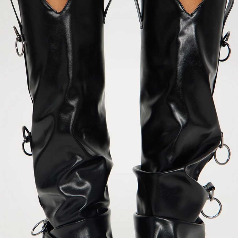 Fancy knee high boots - image 2