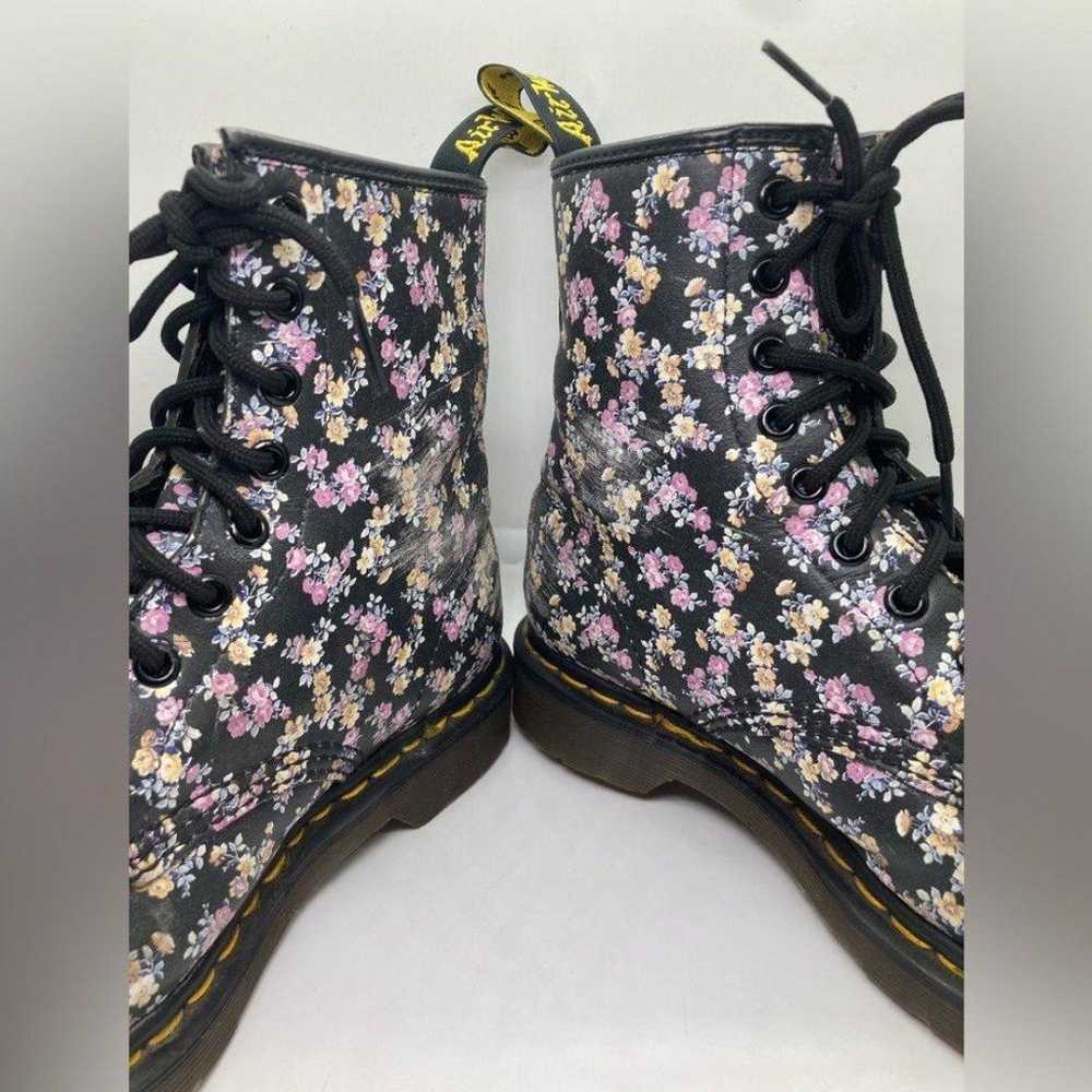 Dr. Martens Delaney Lace Up Boots, Floral Leather… - image 4