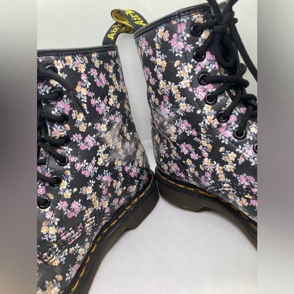 Dr. Martens Delaney Lace Up Boots, Floral Leather… - image 5