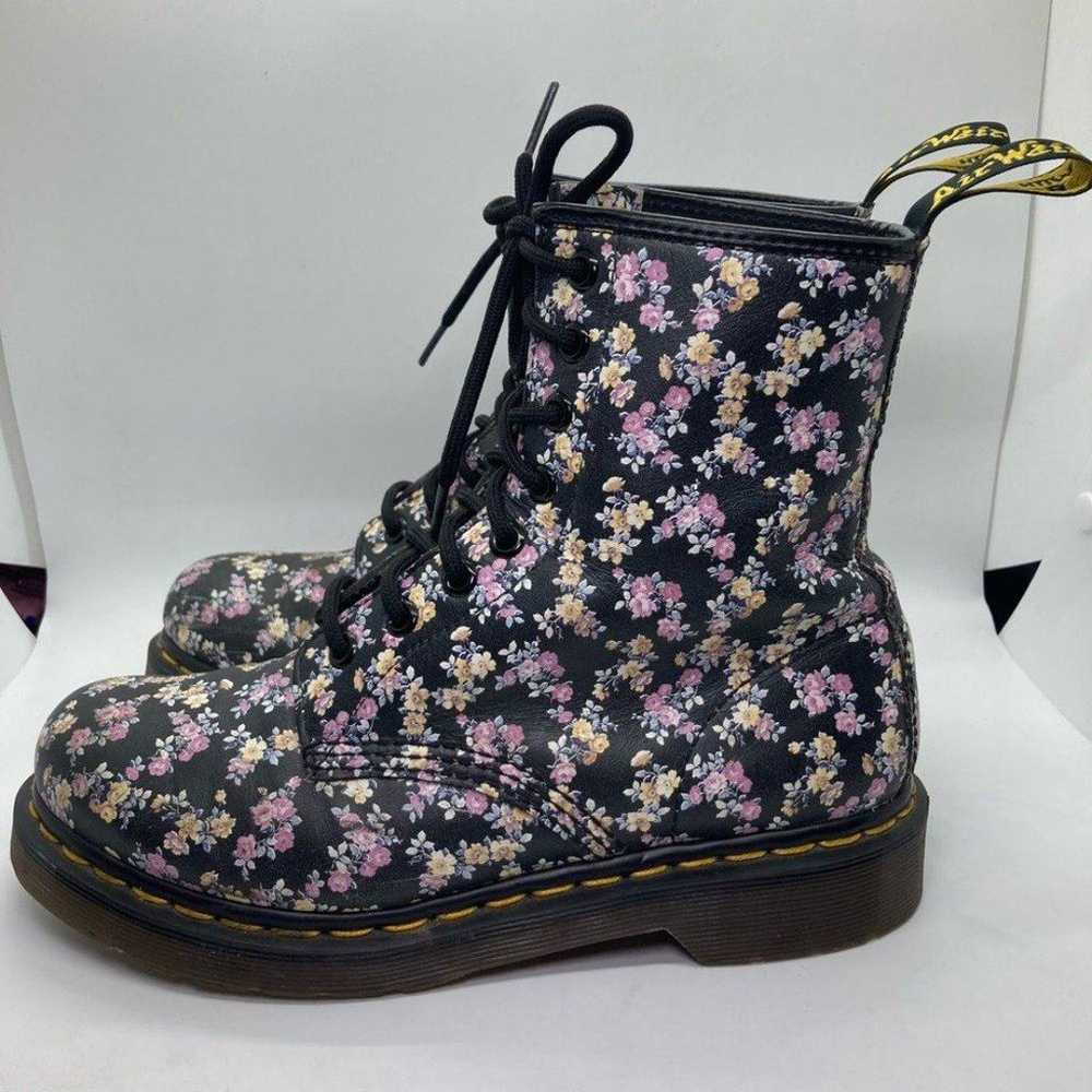 Dr. Martens Delaney Lace Up Boots, Floral Leather… - image 6
