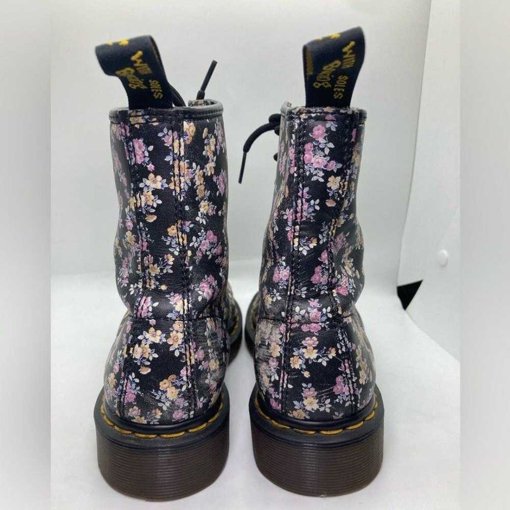 Dr. Martens Delaney Lace Up Boots, Floral Leather… - image 7