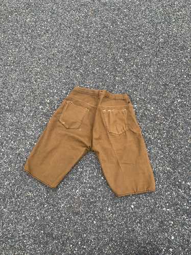 Calvin Klein × Custom × Vintage duck brown shorts 