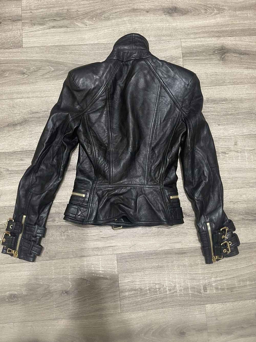 Balmain X H&M × Leather Jacket × Luxury BALMAIN x… - image 6