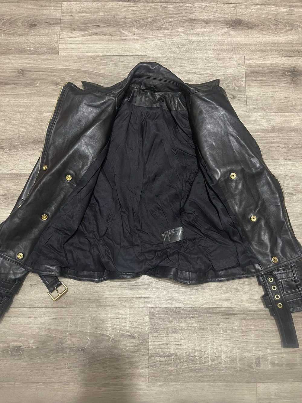 Balmain X H&M × Leather Jacket × Luxury BALMAIN x… - image 8