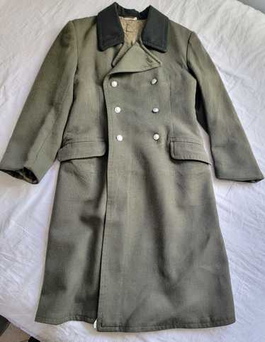 Strum Vintage Men's German Overcoat Military - image 1