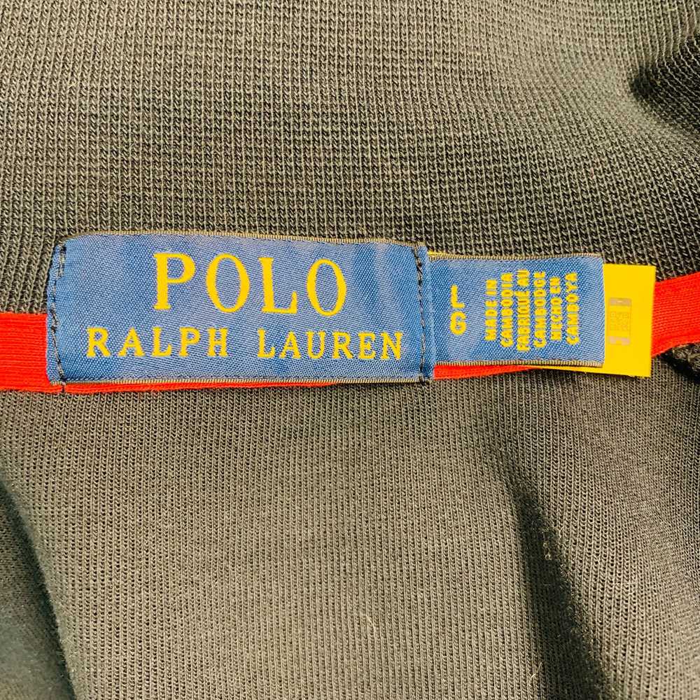 Polo Ralph Lauren Navy Cotton Polyester Zip Up Sw… - image 5