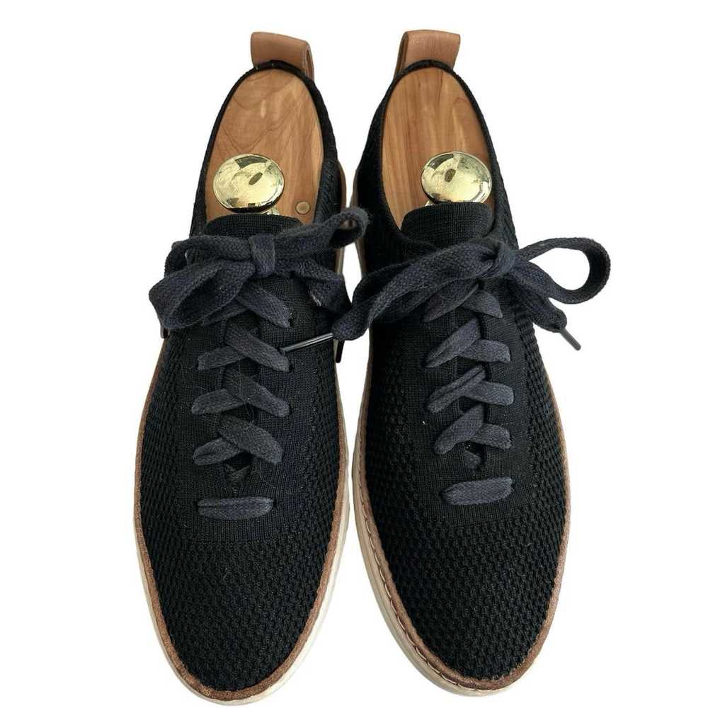 Ugg UGG Sidney Knit Black Lace-Up Casual Sneaker … - image 3