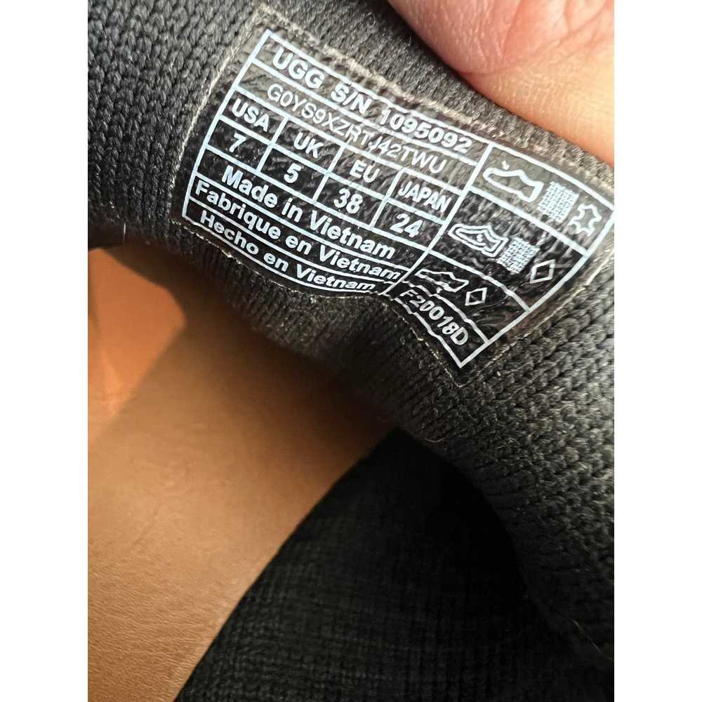 Ugg UGG Sidney Knit Black Lace-Up Casual Sneaker … - image 8