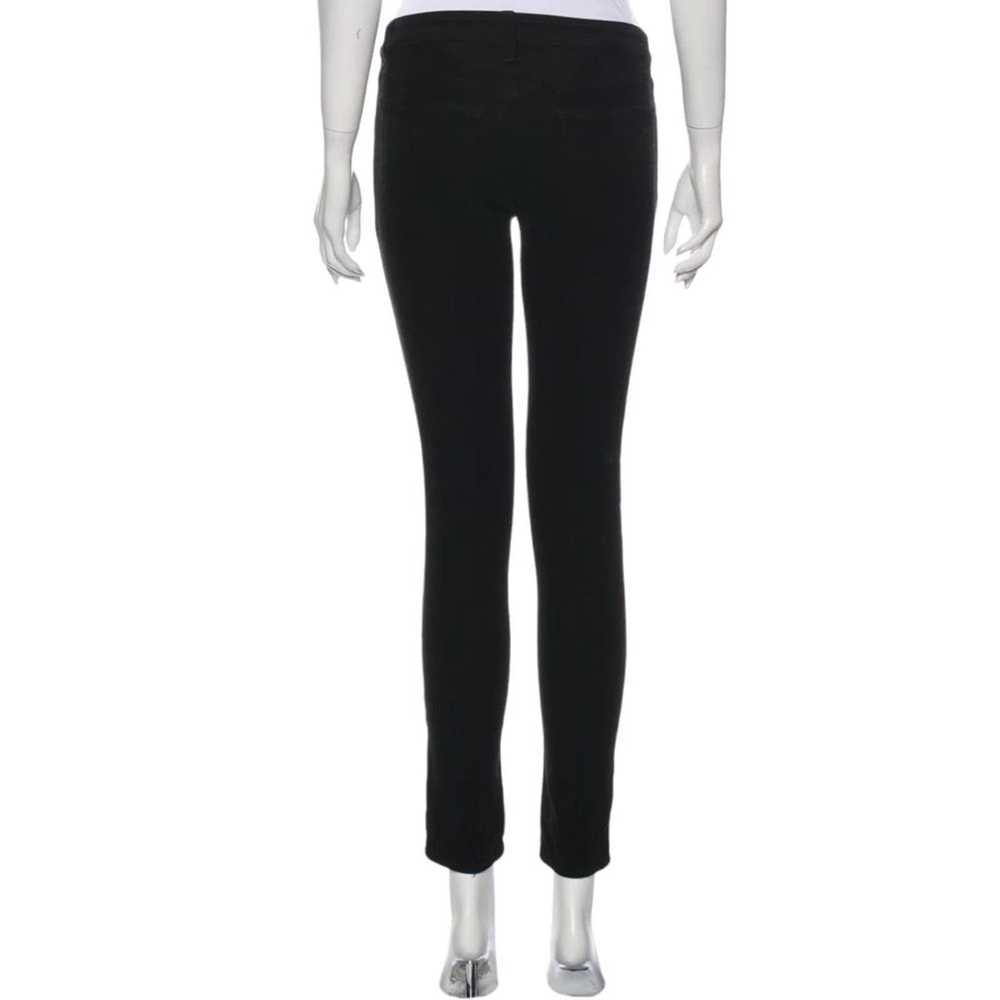 J Brand J BRAND Black Corduroy Mid-Rise Skinny Le… - image 3