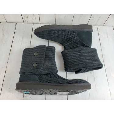 UGG Cardy II Knit Winter Boots Youth Size 6 Women… - image 1