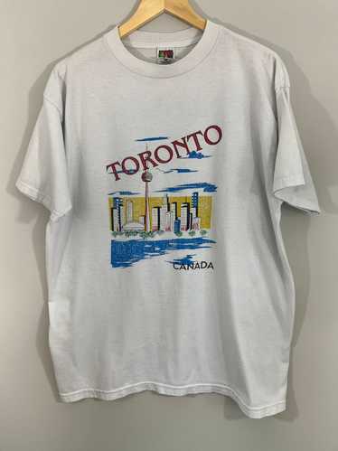 Vintage Vintage Toronto Canada Distressed City Sky