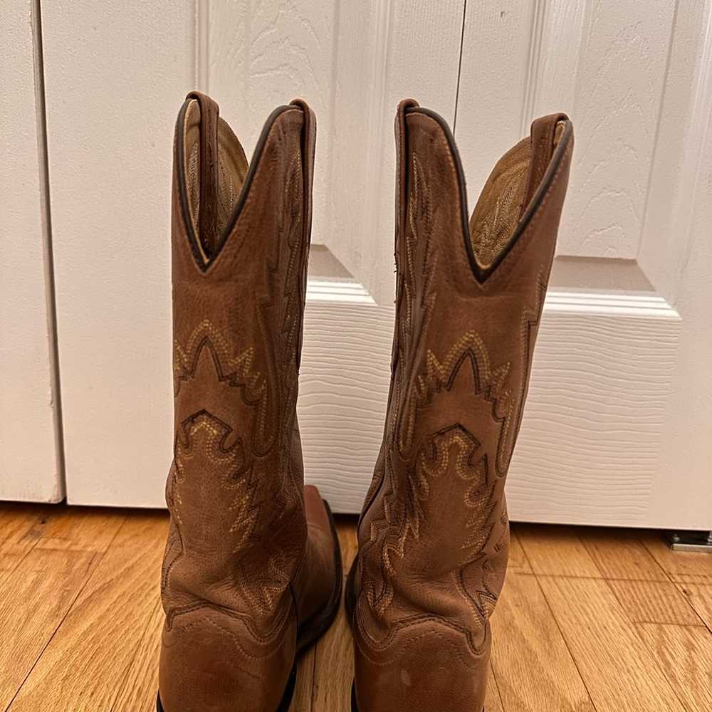 real leather cowboy boots - image 2