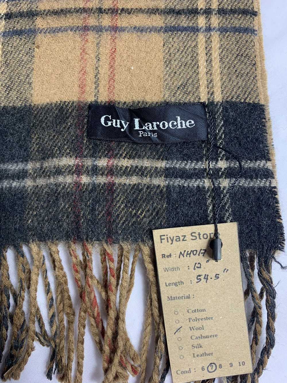 Guy Laroche × Vintage Guy Laroche Scarf / Muffler… - image 5