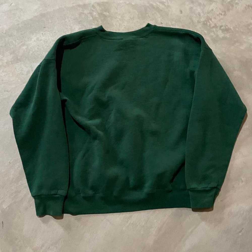 Lee Vintage dark green sweatshirt 90s - image 2