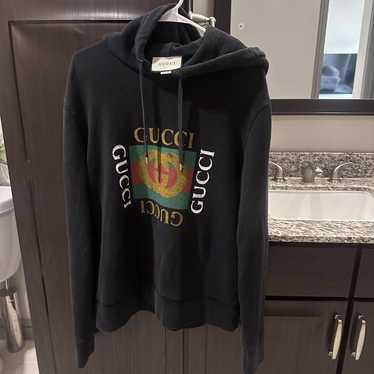 Gucci black hoodie with Gem