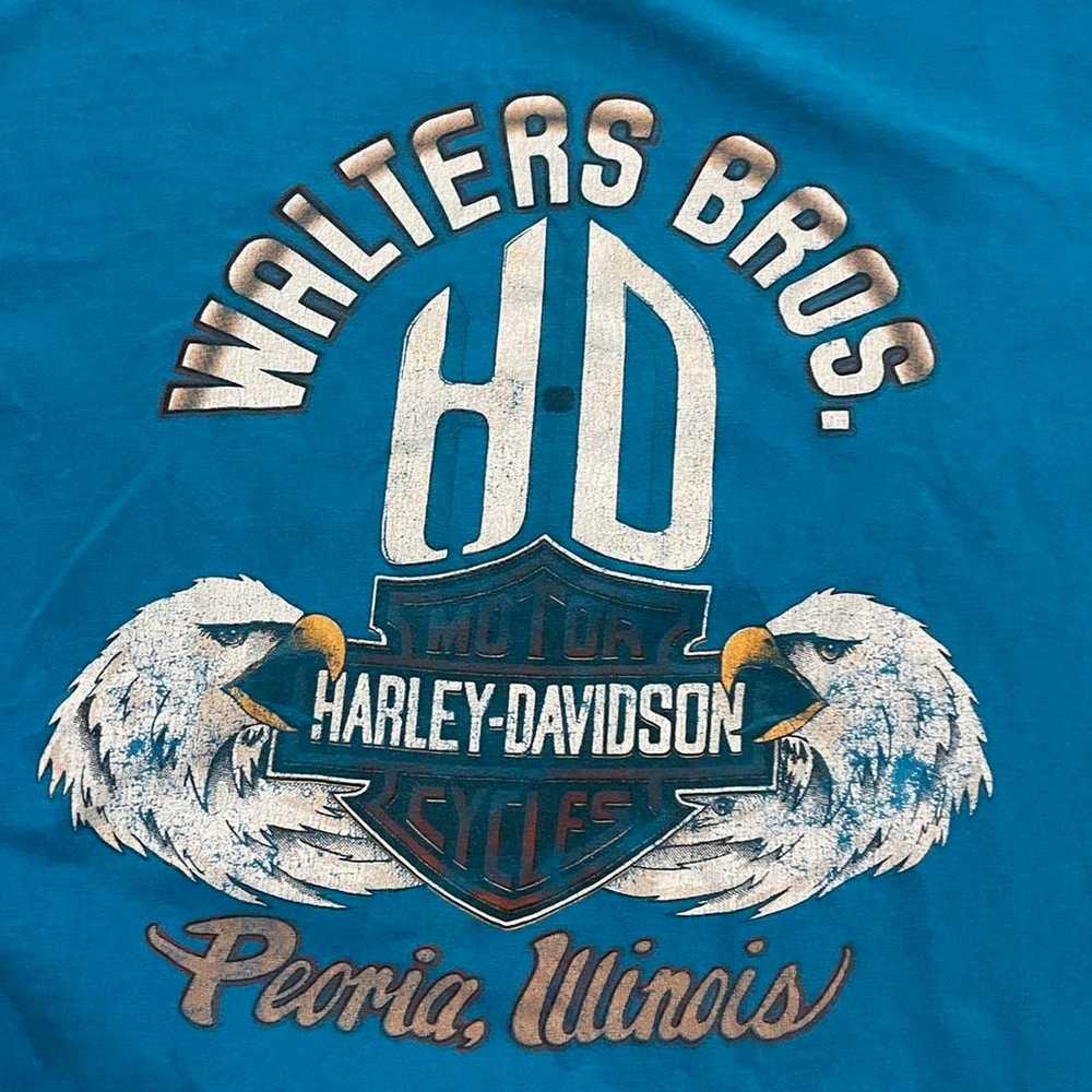 Harley Davidson Vintage single stitch harley tee - image 5