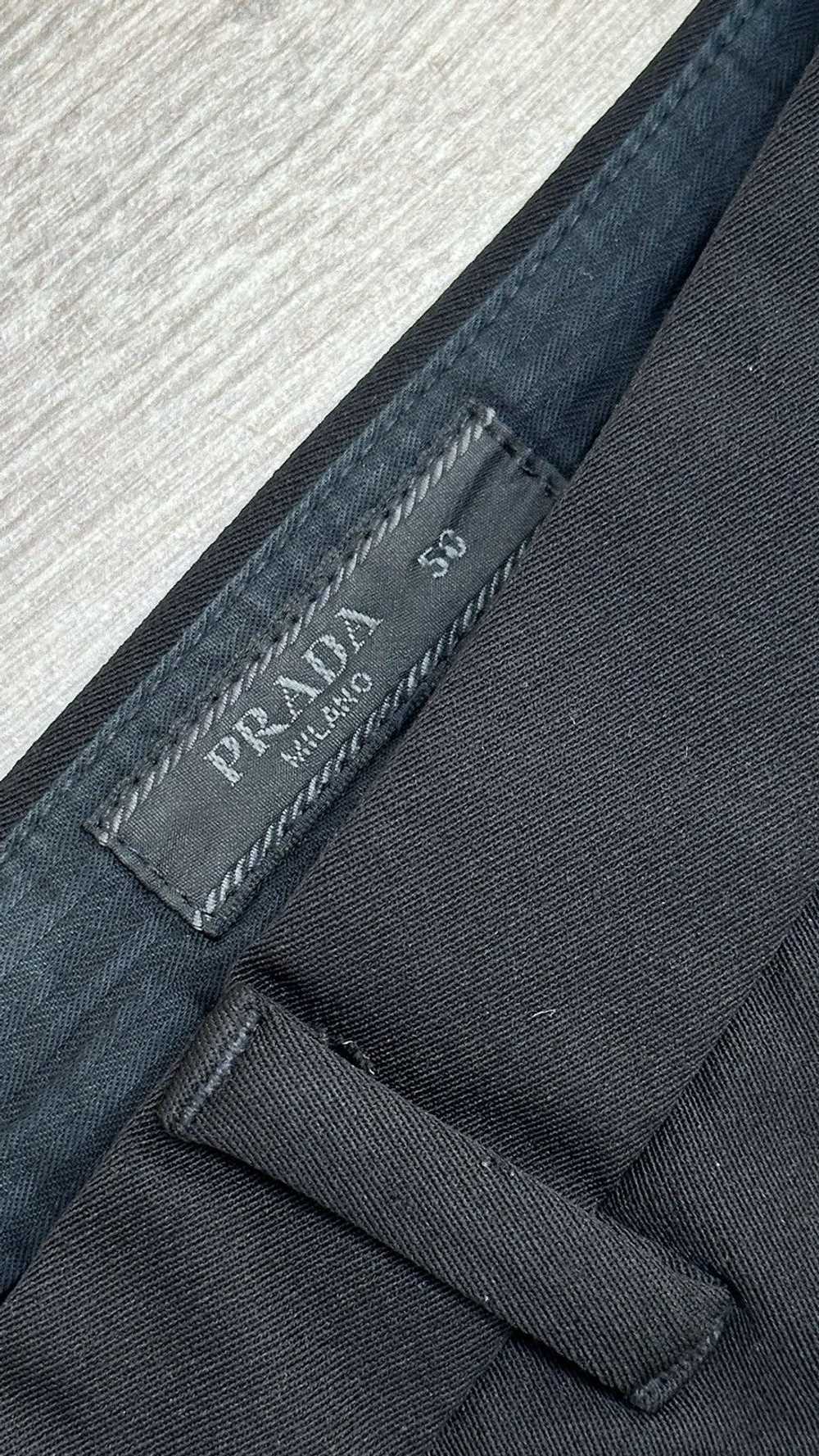 Prada Prada Milano Pants Classic Black Suit Logo … - image 6