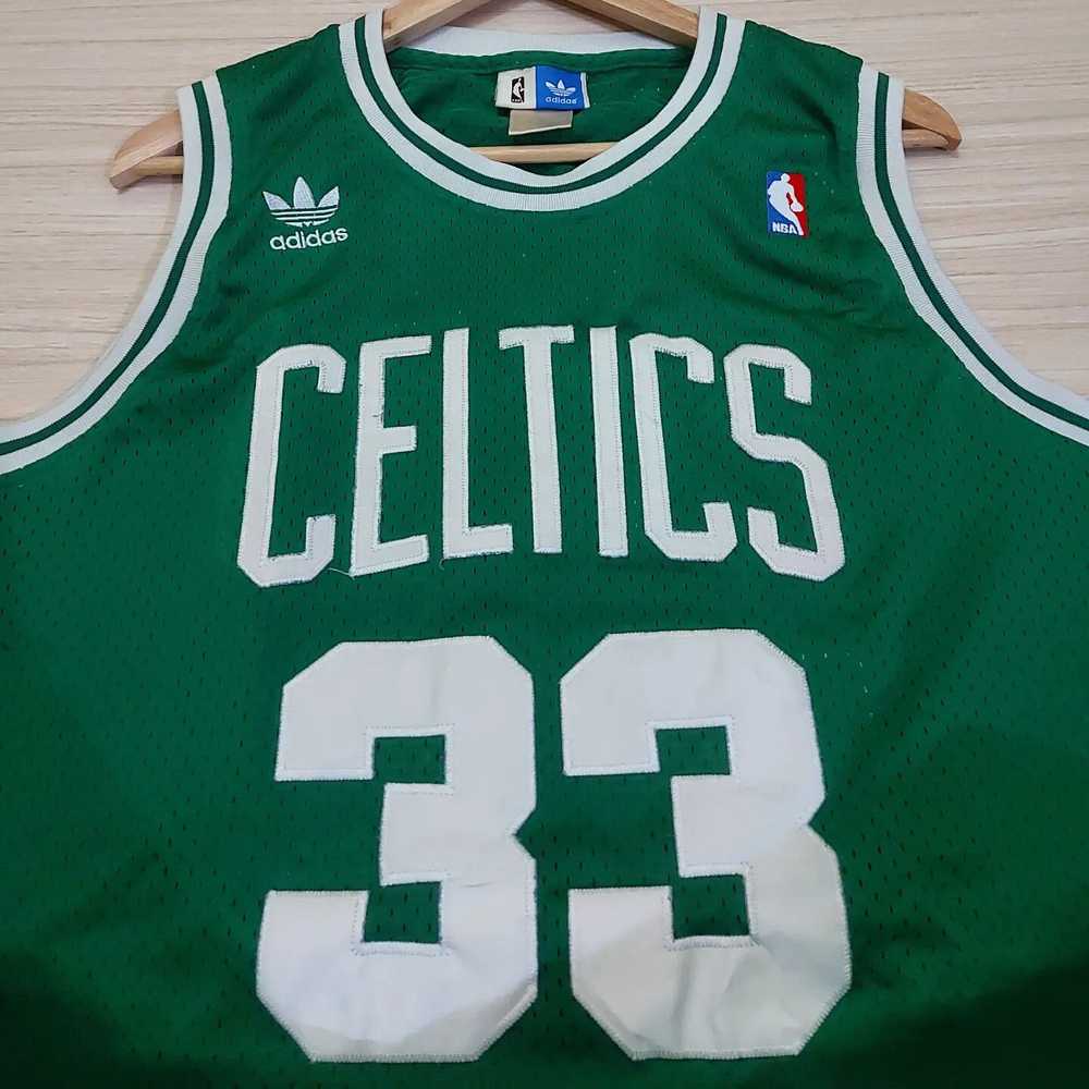 Boston Celtics × Jersey × NBA Vtg ADIDAS Boston C… - image 4