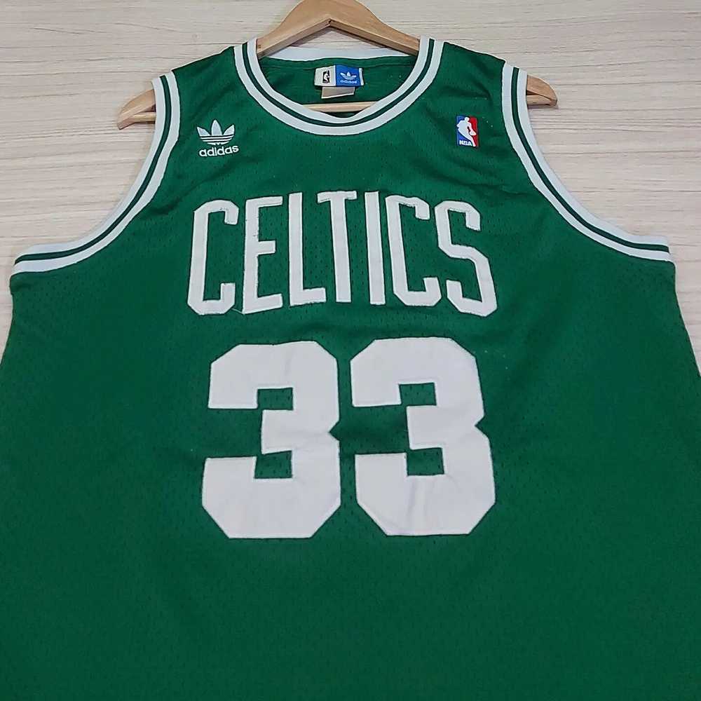 Boston Celtics × Jersey × NBA Vtg ADIDAS Boston C… - image 5