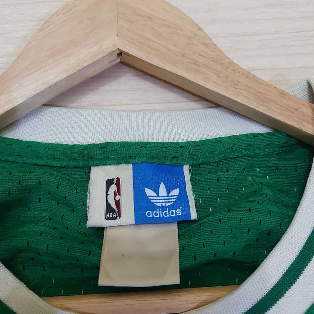 Boston Celtics × Jersey × NBA Vtg ADIDAS Boston C… - image 9