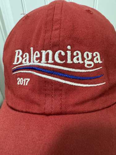 Balenciaga 2017 Campaign Logo Cap Red