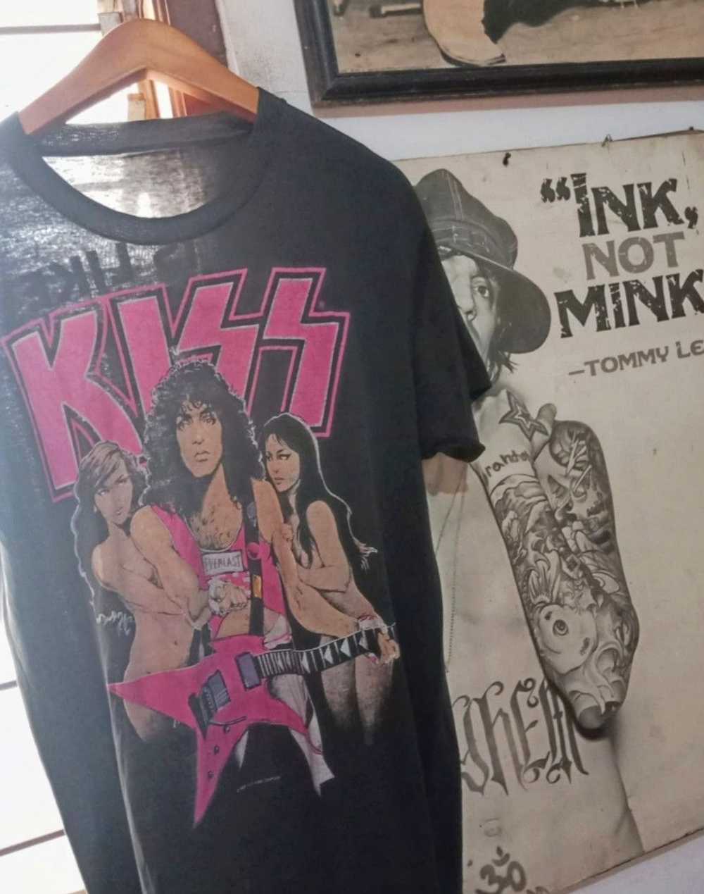 Kiss Band × Rare × Rock T Shirt Vintage shirt 80s… - image 1