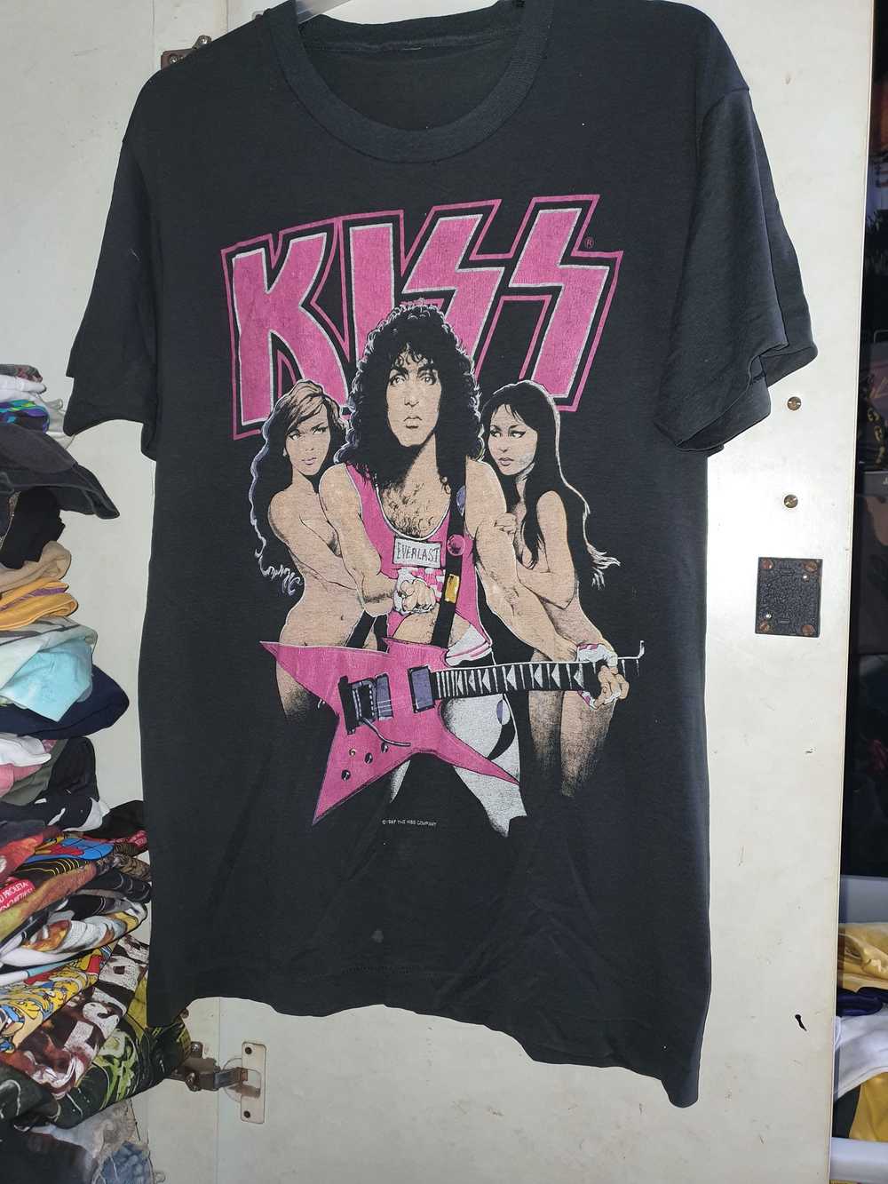 Kiss Band × Rare × Rock T Shirt Vintage shirt 80s… - image 2