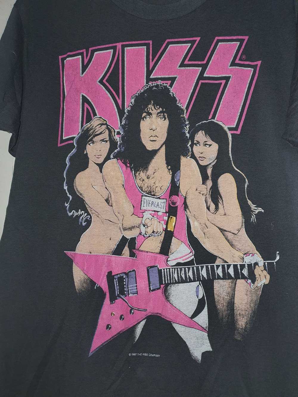 Kiss Band × Rare × Rock T Shirt Vintage shirt 80s… - image 4