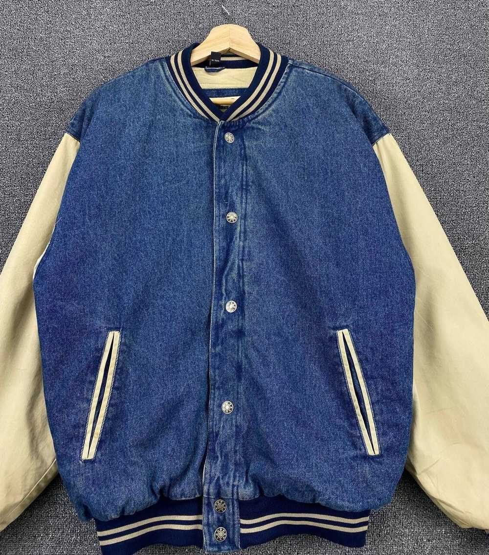 Denim Jacket × Japanese Brand × Varsity Jacket Vi… - image 5
