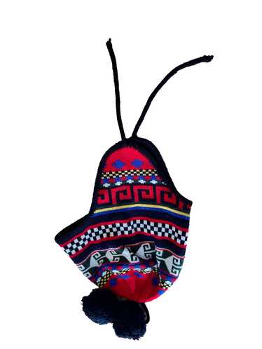 Supreme supreme earflap peruvian chullo hat pom p… - image 1