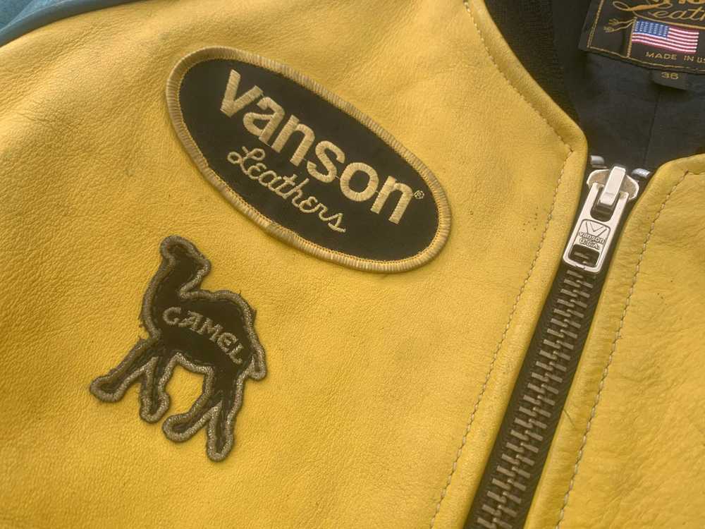 Archival Clothing × Camel × Vanson Leathers RARE … - image 7