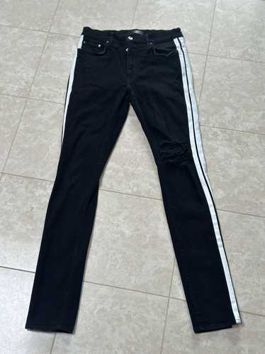 Amiri Amiri White Stripe Track Jeans