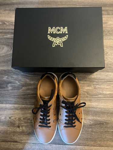 MCM Terrain Derby Monogram Logo Sneakers