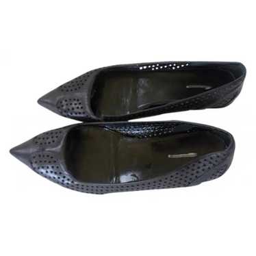 Black Prada pointed-toe flats with cutout detail - image 1